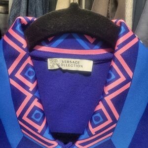 Versace Royal Blue Knitwear